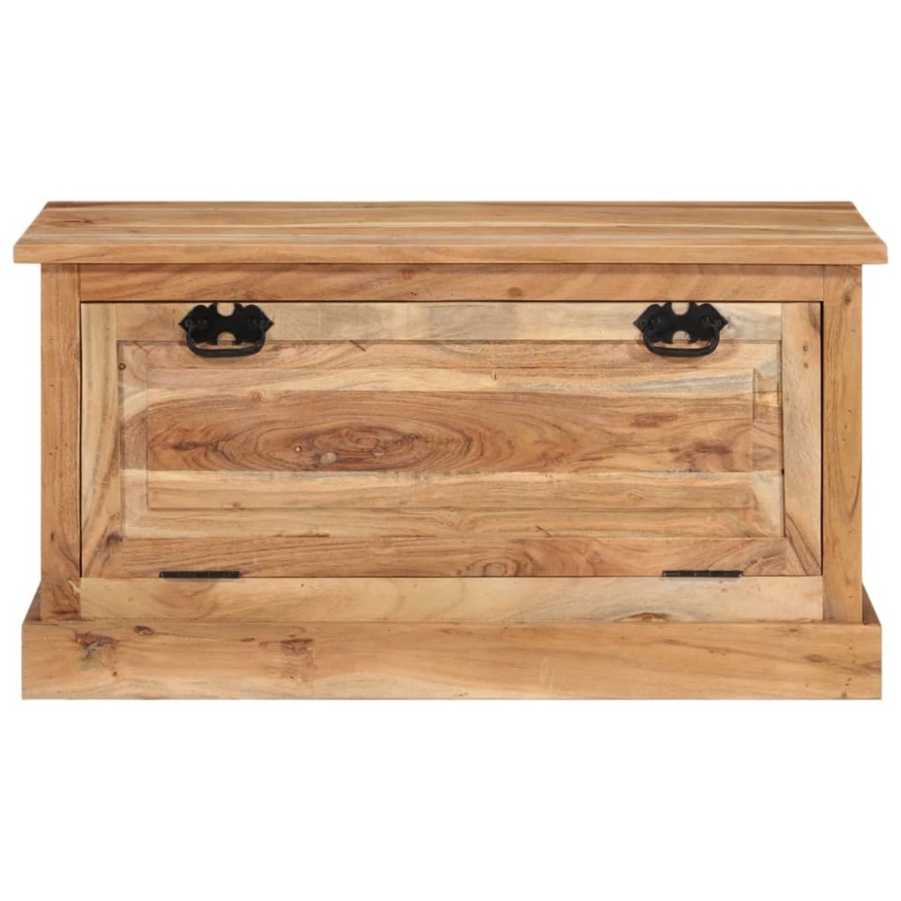 vidaXL Bancă de depozitare pantofi, 85x40x45 cm, lemn masiv de acacia