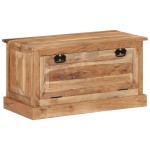 vidaXL Bancă de depozitare pantofi, 85x40x45 cm, lemn masiv de acacia