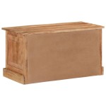 vidaXL Bancă de depozitare pantofi, 85x40x45 cm, lemn masiv de acacia