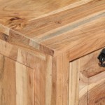 vidaXL Bancă de depozitare pantofi, 85x40x45 cm, lemn masiv de acacia