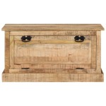 vidaXL Bancă de depozitare pantofi, 85x40x45 cm, lemn masiv de mango vidaXL Bancă de depozitare pantofi, 85x40x45 cm, lemn masiv de mango