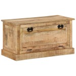 vidaXL Bancă de depozitare pantofi, 85x40x45 cm, lemn masiv de mango vidaXL Bancă de depozitare pantofi, 85x40x45 cm, lemn masiv de mango