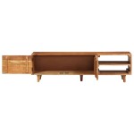 vidaXL Comodă TV, lemn masiv acacia cu finisaj tip miere, 140x30x40 cm