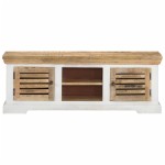 vidaXL Comodă TV, 110x30x40 cm, lemn masiv de mango vidaXL Comodă TV, 110x30x40 cm, lemn masiv de mango