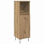 vidaXL Set Mobilier Baie 3 pcs Stejar Artizanal 30 x 30 x 180 cm vidaXL Set Mobilier Baie 3 pcs Stejar Artizanal 30 x 30 x 180 cm