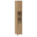 vidaXL Set de Mobilier pentru Baie cu ușă 3 pcs Stejar Artizanal vidaXL Set de Mobilier pentru Baie cu ușă 3 pcs Stejar Artizanal