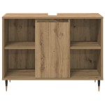 vidaXL Set de Mobilier pentru Baie cu ușă 3 pcs Stejar Artizanal vidaXL Set de Mobilier pentru Baie cu ușă 3 pcs Stejar Artizanal