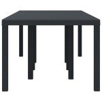 vidaXL Masa de Grădină Antracit Mare Set de 2 Antracit Plastic Mare vidaXL Masa de Grădină Antracit Mare Set de 2 Antracit Plastic Mare