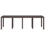 Masă de Grădină vidaXL Maro 250x100x73 cm Poly Rattan Masă de Grădină vidaXL Maro 250x100x73 cm Poly Rattan