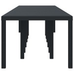 vidaXL Masă de grădină pentru dining Antracit 400 x 100 x 73 cm