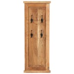 vidaXL Cuiere de haine, 2 buc., 38x100 cm, lemn masiv de acacia vidaXL Cuiere de haine, 2 buc., 38x100 cm, lemn masiv de acacia