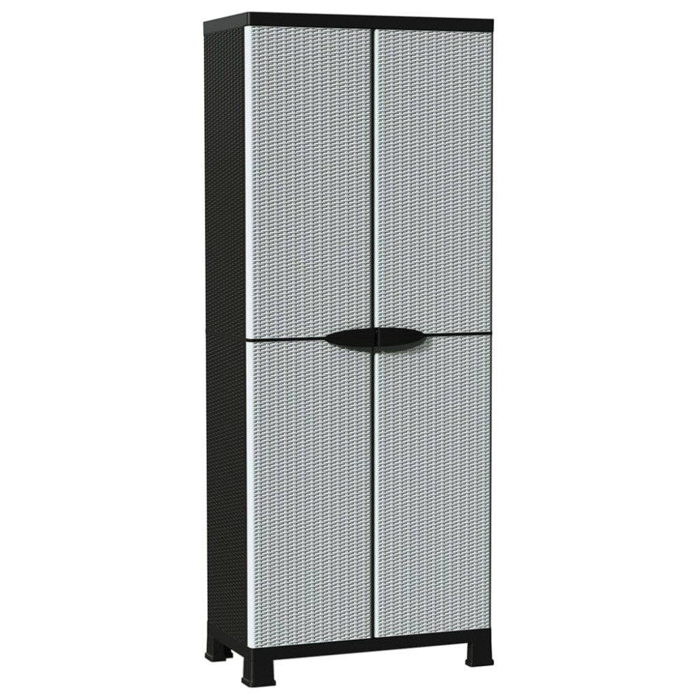 vidaXL Dulap, 68x39x171,5 cm, design de ratan