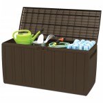 vidaXL Cufăr de perne, maro, 117x45,5x57,5 cm, 270 L vidaXL Cufăr de perne, maro, 117x45,5x57,5 cm, 270 L