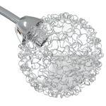 vidaXL Plafonieră cu abajururi cu plasă sârmă pentru 4 becuri LED G9