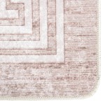 vidaXL Covor lavabil, bej, 80x150 cm, antiderapant