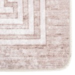 vidaXL Covor lavabil, bej, 120x180 cm, antiderapant
