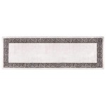 vidaXL Covor lavabil, bej deschis, 80x300 cm, antiderapant