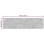 vidaXL Covor lavabil, antracit, 80x300 cm, antiderapant