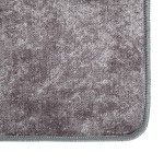 vidaXL Covor lavabil, gri, 80x300 cm, antiderapant