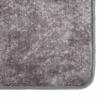 vidaXL Covor lavabil, gri, 190x300 cm, antiderapant vidaXL Covor lavabil, gri, 190x300 cm, antiderapant