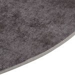 vidaXL Covor lavabil, gri, φ120 cm , antiderapant