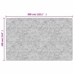vidaXL Covor lavabil, mozaic multicolor, 190x300 cm, antiderapant vidaXL Covor lavabil, mozaic multicolor, 190x300 cm, antiderapant