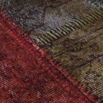 vidaXL Covor lavabil, mozaic multicolor, φ120 cm, antiderapant vidaXL Covor lavabil, mozaic multicolor, φ120 cm, antiderapant