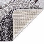 vidaXL Covor lavabil, multicolor, 80x150 cm, antiderapant