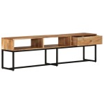 vidaXL Comodă TV, 160x30x45 cm, lemn masiv de acacia