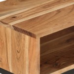 vidaXL Comodă TV, 160x30x45 cm, lemn masiv de acacia