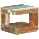 vidaXL Măsuță de cafea, 45x45x40 cm, lemn masiv de reciclat vidaXL Măsuță de cafea, 45x45x40 cm, lemn masiv de reciclat