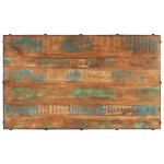 vidaXL Măsuță de cafea cu roți, 100x60x26 cm, lemn masiv reciclat vidaXL Măsuță de cafea cu roți, 100x60x26 cm, lemn masiv reciclat