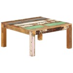 vidaXL Măsuță de cafea, 80x80x40 cm, lemn masiv reciclat vidaXL Măsuță de cafea, 80x80x40 cm, lemn masiv reciclat