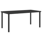 vidaXL Set de dining pentru grădină , 7 piese, din ratan gri din poliester. vidaXL Set de dining pentru grădină , 7 piese, din ratan gri din poliester.