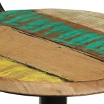 vidaXL Scaune de bar, 2 buc., lemn masiv reciclat
