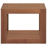 vidaXL Dulap de baie suspendat, 45x45x30 cm, lemn masiv de tec