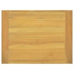vidaXL Dulap de baie suspendat, 60x45x35 cm, lemn masiv de tec