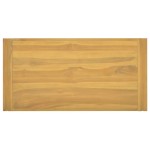 vidaXL Dulap de baie suspendat, 90x45x35 cm, lemn masiv de tec