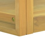 vidaXL Dulap de baie suspendat, 90x45x35 cm, lemn masiv de tec
