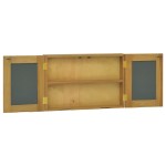 vidaXL Dulap cu oglindă, 60x10x40 cm, lemn masiv de tec