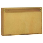 vidaXL Dulap cu oglindă, 60x10x40 cm, lemn masiv de tec