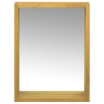 vidaXL Dulap cu oglindă, 30x10x40 cm, lemn masiv de tec vidaXL Dulap cu oglindă, 30x10x40 cm, lemn masiv de tec
