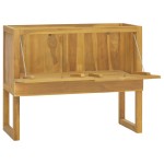 vidaXL Dulap de baie, 90x40x75,5 cm, lemn masiv de tec vidaXL Dulap de baie, 90x40x75,5 cm, lemn masiv de tec