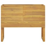 vidaXL Dulap de baie, 90x40x75,5 cm, lemn masiv de tec vidaXL Dulap de baie, 90x40x75,5 cm, lemn masiv de tec