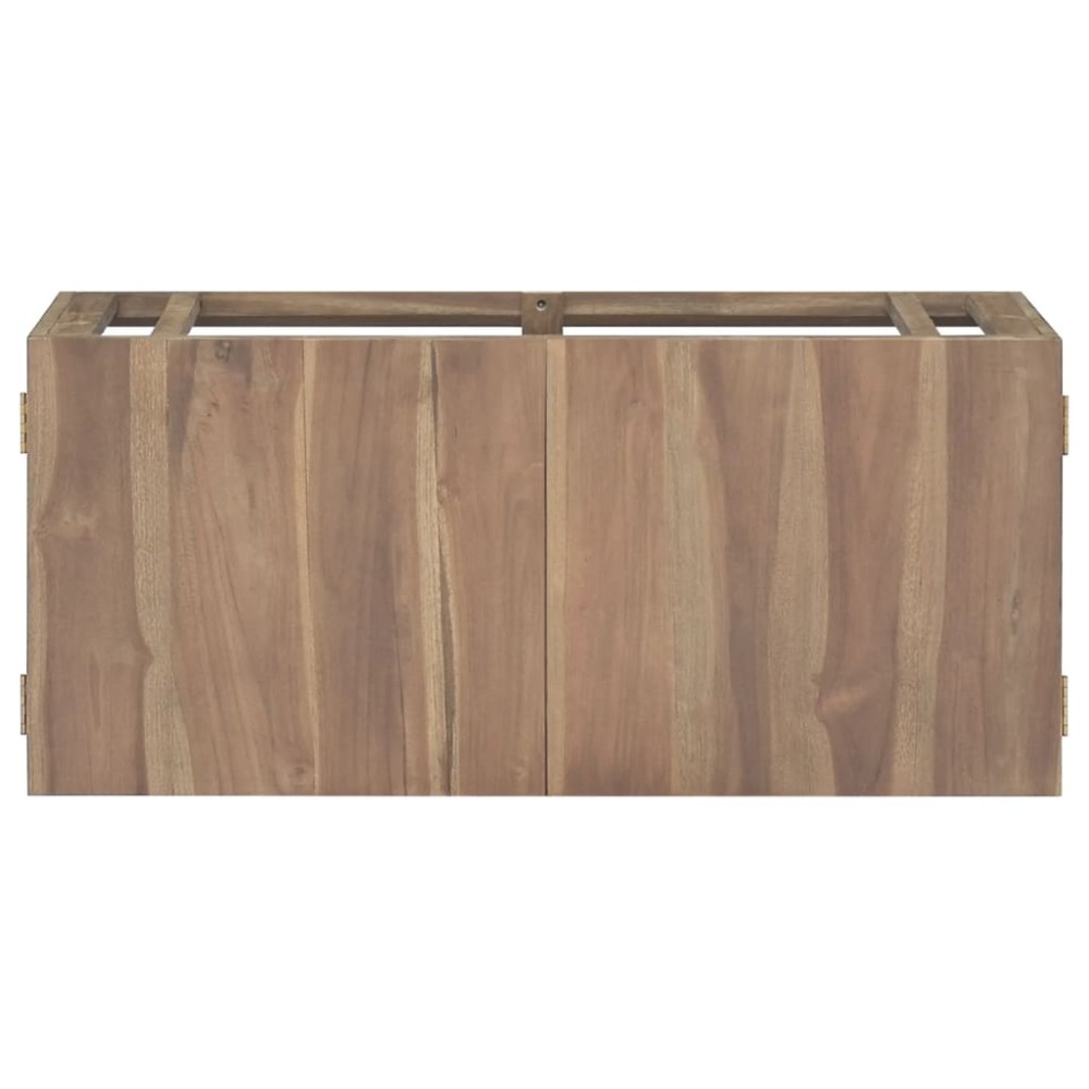 vidaXL Dulap pentru baie de perete, 90x39x40 cm, lemn masiv de tec