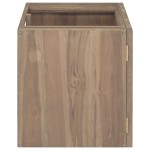 vidaXL Dulap pentru baie de perete, 90x39x40 cm, lemn masiv de tec