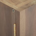 vidaXL Dulap pentru baie de perete, 90x39x40 cm, lemn masiv de tec