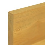 vidaXL Rafturi de perete, 2 buc., 110x10x10 cm, lemn masiv de tec