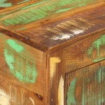 vidaXL Servantă, 110x30x65 cm, lemn masiv reciclat