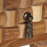 vidaXL Birou de scris, 110x50x76 cm, lemn masiv de acacia